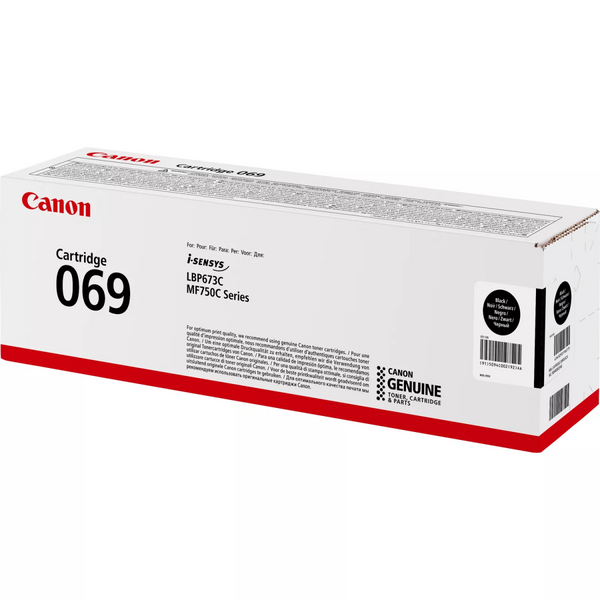 Картридж лазерний Canon 069 MF752Cdw/MF754Cdw/LBP673Cdw Black (2100 стор) (5094C002)