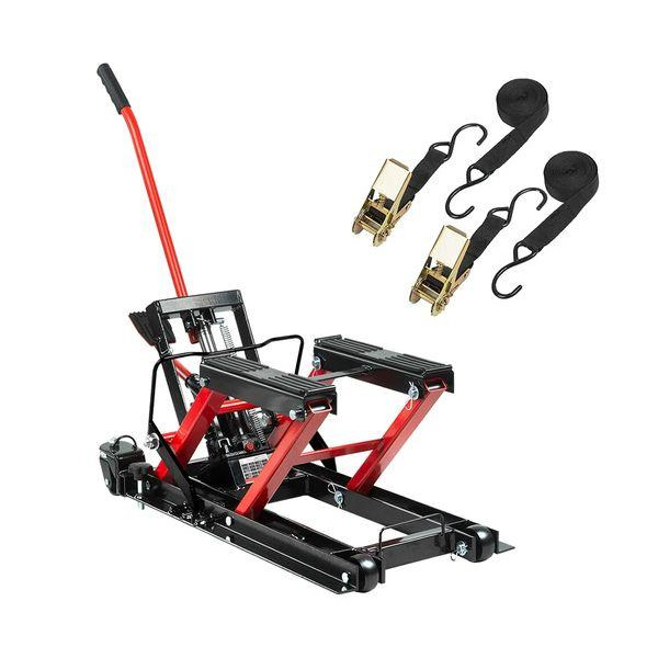 Гідравлічний підйомник для мотоциклів та квадроциклів + ремені безпеки REDATS LS-570