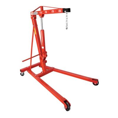 Кран-знімач двигуна гідравлічний підкатний 1 т INTERTOOL GT0807