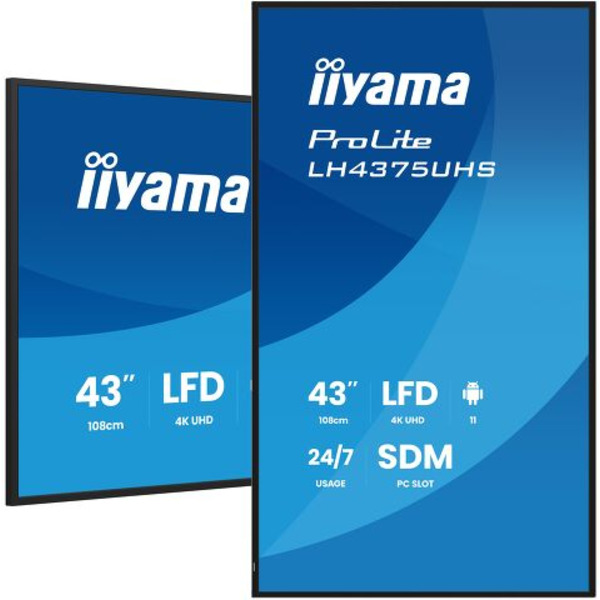 Інформаційний дисплей iiyama ProLite LH4375UHS-B2AG