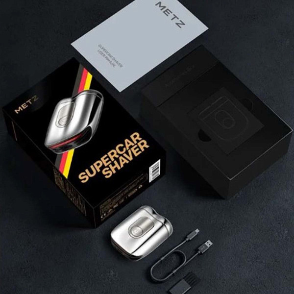 Електробритва чоловіча Metz SuperCar Shaver silver MZCP021-SL