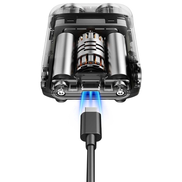 Електробритва чоловіча Metz Traveller Shaver with Bag black MZXZ021-BK