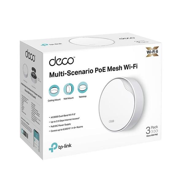 Mesh-система TP-Link Deco X50-PoE(3-pack)