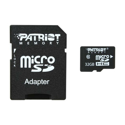 Карта пам'яті Patriot LX Series 32Gb microSDHC (UHS-1) class 10 (adapter SD)