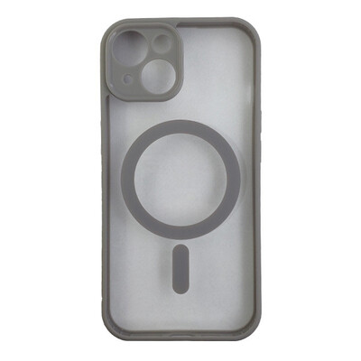 Чехол Transparante Case with MagSafe для iPhone 15 Gray