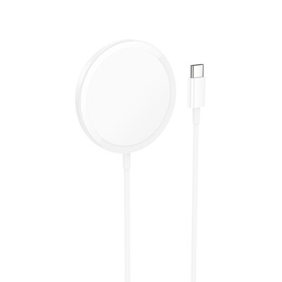 Беспроводное зарядное устройство Hoco CW52 MagSafe, White