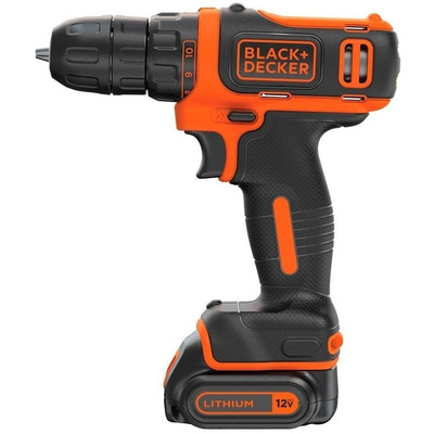 Шуруповерт Black&Decker BDCDD12B, 10.8V, 26Нм, Li-Ion, 2ак.