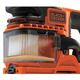 Вібраційна шліфмашина Black&Decker KA330E 270Вт, 115x230мм.