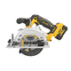 Пила дисковая аккумуляторная бесщеточная DeWALT DCS512P2