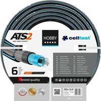 Cellfast Шланг садовый HOBBY ATS 3/4', 50м, 6 слоев, до 30 Бар, -20…+60°C