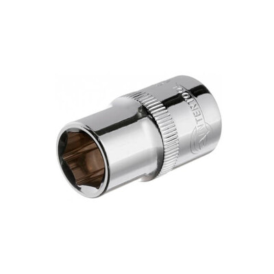 Голівка шестигранна 1/2" 13мм x 38мм CrV INTERTOOL ET-0013