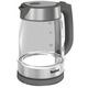 Tefal Электрочайник Glass Kettle, 1,7л, стекло, серый