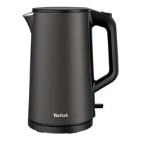 Электрочайник Tefal, 1,5л, металл, матовый, 2000 Вт, черный