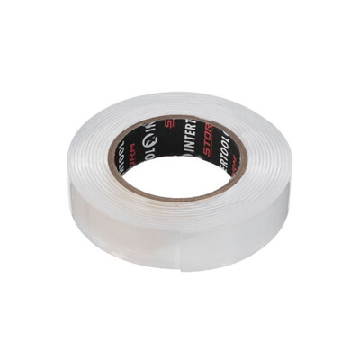 Стрічка клейка двостороння POWER FIX 15мм * 2м * 1мм, прозора, акрил, Storm INTERTOOL KT-0825