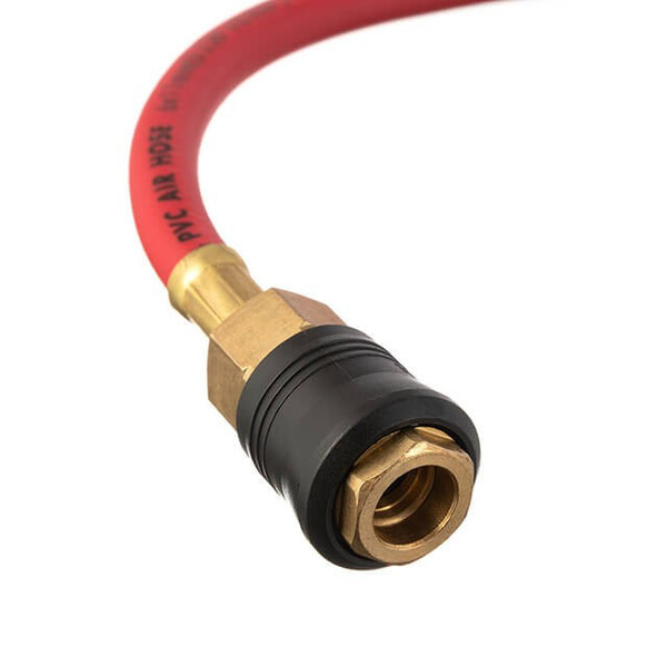 Шланг гібридний, професійний, 20 атм, 6 * 11мм, 10м з латунними швидкороз'ємними з'єднаннями, STORM INTERTOOL