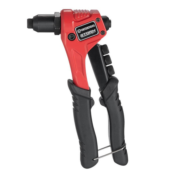 Пістолет заклепувальний ручний 200 мм, діаметр застосовуваної заклепки 2.4; 3.2; 4; 4.8 мм, Storm INTERTOOL