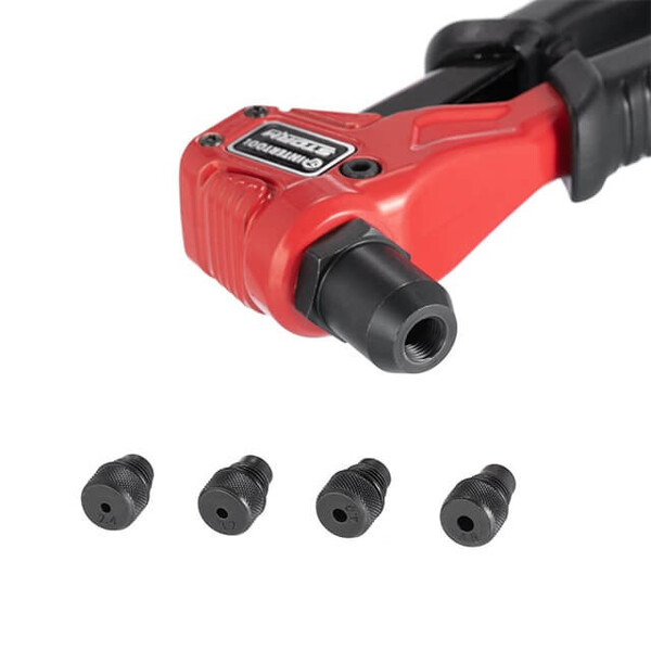 Пістолет заклепувальний ручний 200 мм, діаметр застосовуваної заклепки 2.4; 3.2; 4; 4.8 мм, Storm INTERTOOL