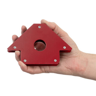 Тримач магнітний для зварювання стріла, 45°, 90°,135°, 23 кг, 90×100×17 мм INTERTOOL MW-0005