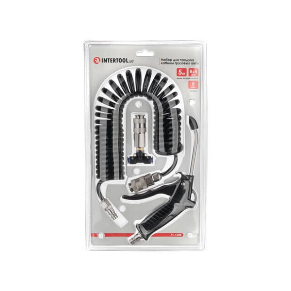 Набір пневмоінструменту Intertool PT-1508
