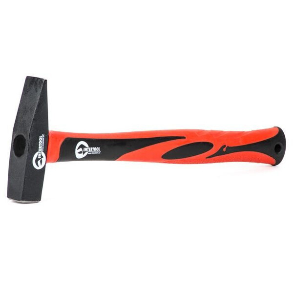 Молоток 300 г.ручка з фібергласу INTERTOOL HT-0203