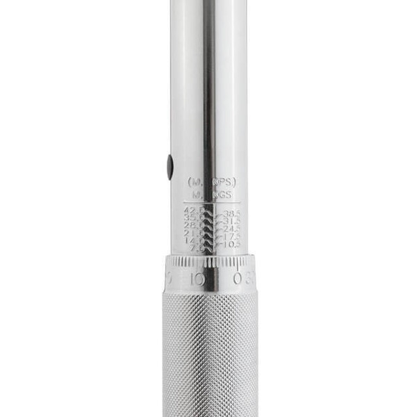 Ключ динамометричний 3/4" 70-420 NM, перехідник 3/4" x 1/2'', подовжувач 100 мм 3/4" INTERTOOL XT-9010