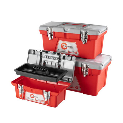 Комплект ящиків для інструменту з метал. замками 3 од. (BX-0513 13" / BX-0516 16" / BX-0518 18") INTERTOOL