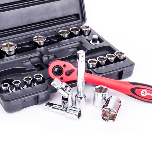 Набір інструментів професійний, 1/2", 21 од. CrV INTERTOOL ET-6021