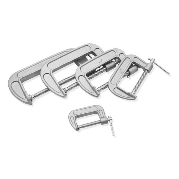 Струбцина тип "G" 3", довжина 75мм INTERTOOL HT-6015