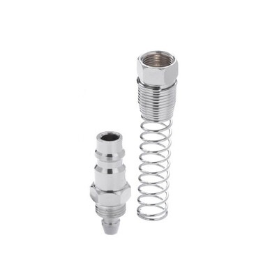 Перехідник з пружиною зі спірального або прямого шланга 5,5х8 мм на відповідну частину швидкороз'ємного