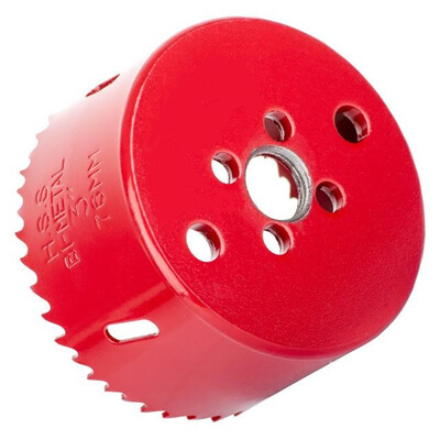 Свердел корончатий біметалічний 76 мм INTERTOOL SD-5676