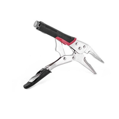 Кліщі затискні універсальні подовжені 230 мм, CrV INTERTOOL UT-5204