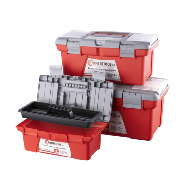 Комплект ящиків для інструменту, 3 од. INTERTOOL BX-0403