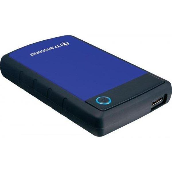 Зовнішній жорсткий диск TRANSCEND 4TB TS4TSJ25H3B USB 3.0 Storejet 2.5" H3 Синій