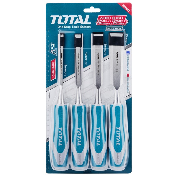 Стамеска TOTAL THT41K0401 стамесок, 140 мм, 4шт.