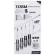 Стамеска TOTAL THT41K0401 стамесок, 140 мм, 4шт.