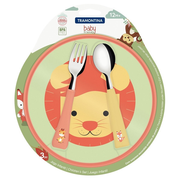 Набір посуду дит. TRAMONTINA Baby Friends 3пр. (23797/907)