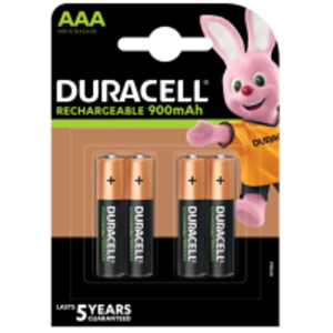 Акумулятор Duracell HR03 (AAA) 900mAh уп. 4шт.
