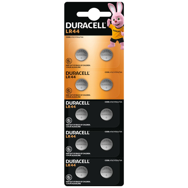 Батарейка DURACELL LR44 уп. 2х5 шт.