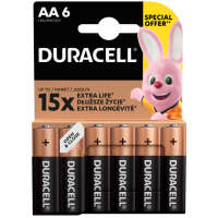 Батарейка Duracell LR06 MN1500 1x6 шт.