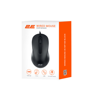 Мышь 2E MF160 USB Black (2E-MF160UB) 