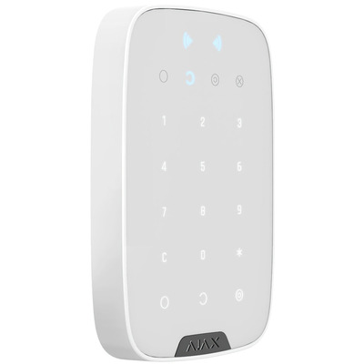 Бездротова сенсорна клавіатура Ajax Keypad Plus біла