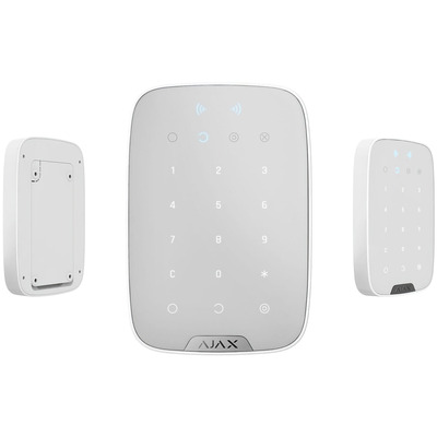 Бездротова сенсорна клавіатура Ajax Keypad Plus біла