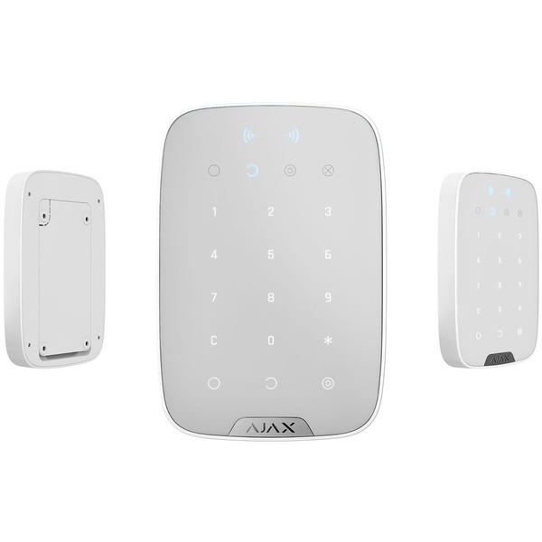 Бездротова сенсорна клавіатура Ajax Keypad Plus біла