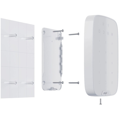 Бездротова сенсорна клавіатура Ajax Keypad Plus біла