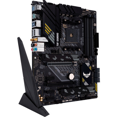 ASUS Материнcкая плата TUF GAMING B550-PLUS WIFI II sAM4 B550 4xDDR4 M.2 HDMI DP Wi-Fi BT ATX