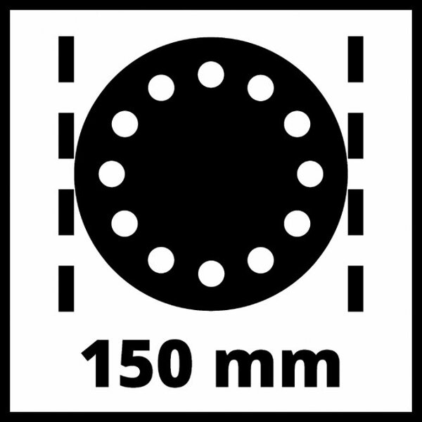 Шліфмашина ексцентрикова пневматична Einhell TC-PE 150 (4133330)