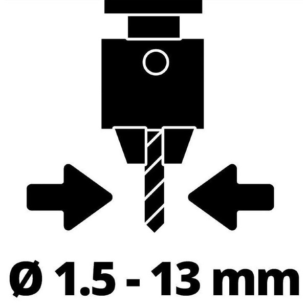 Верстат свердлильний Einhell TC-BD 500, 500 Вт, свердло 1,5-13 мм, 200-2410 об/хв