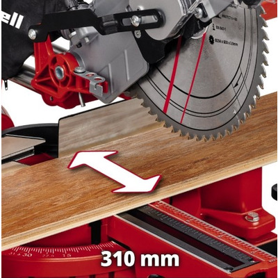 Einhell Пила торцовочная TC-SM 2531/2 U, 1900Вт, диск 254x30x2,8мм, 4800 об/мин, 17.76кг
