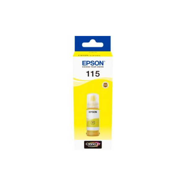 Пігментні чорнила Epson 115 EcoTank Yellow (C13T07D44A)
