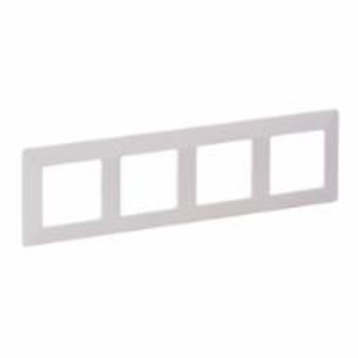 Рамка для розеток і вимикачів Legrand Рамка Valena Life 4 п., белый (754004)
